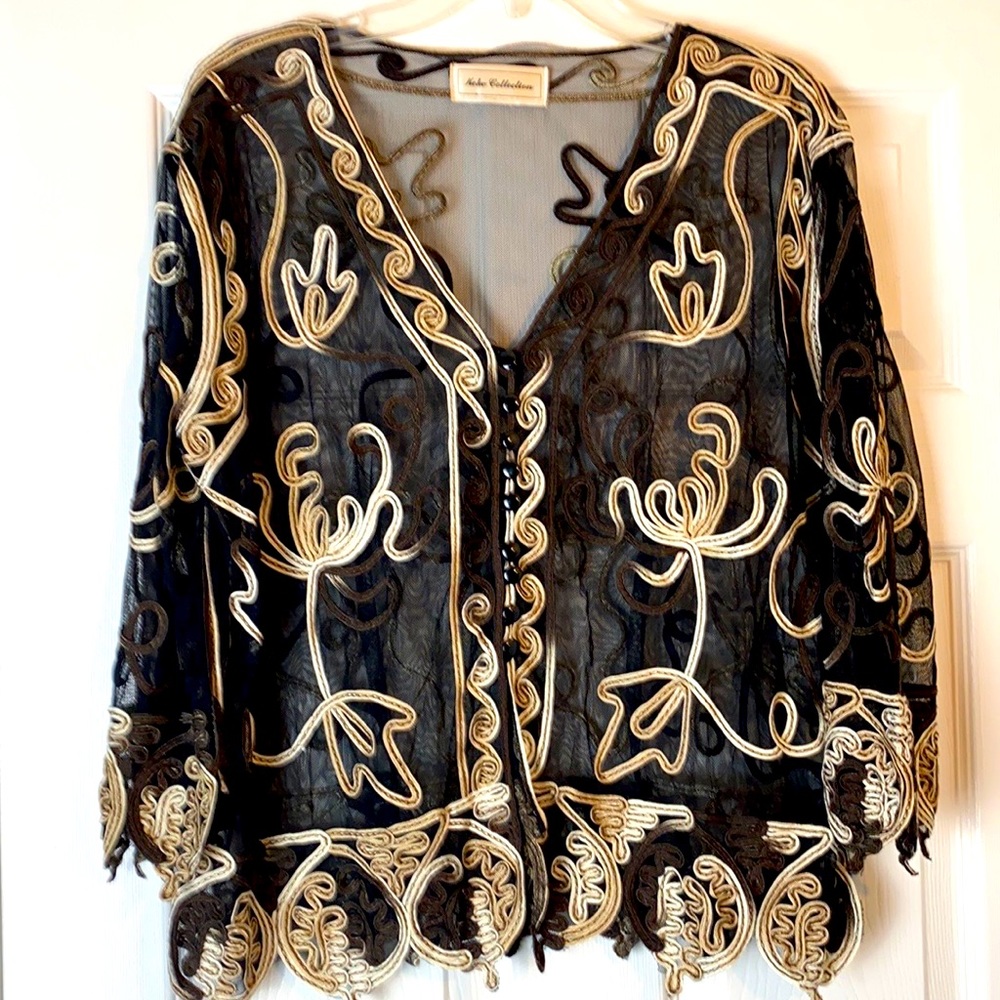 Sheer waste length jacket
